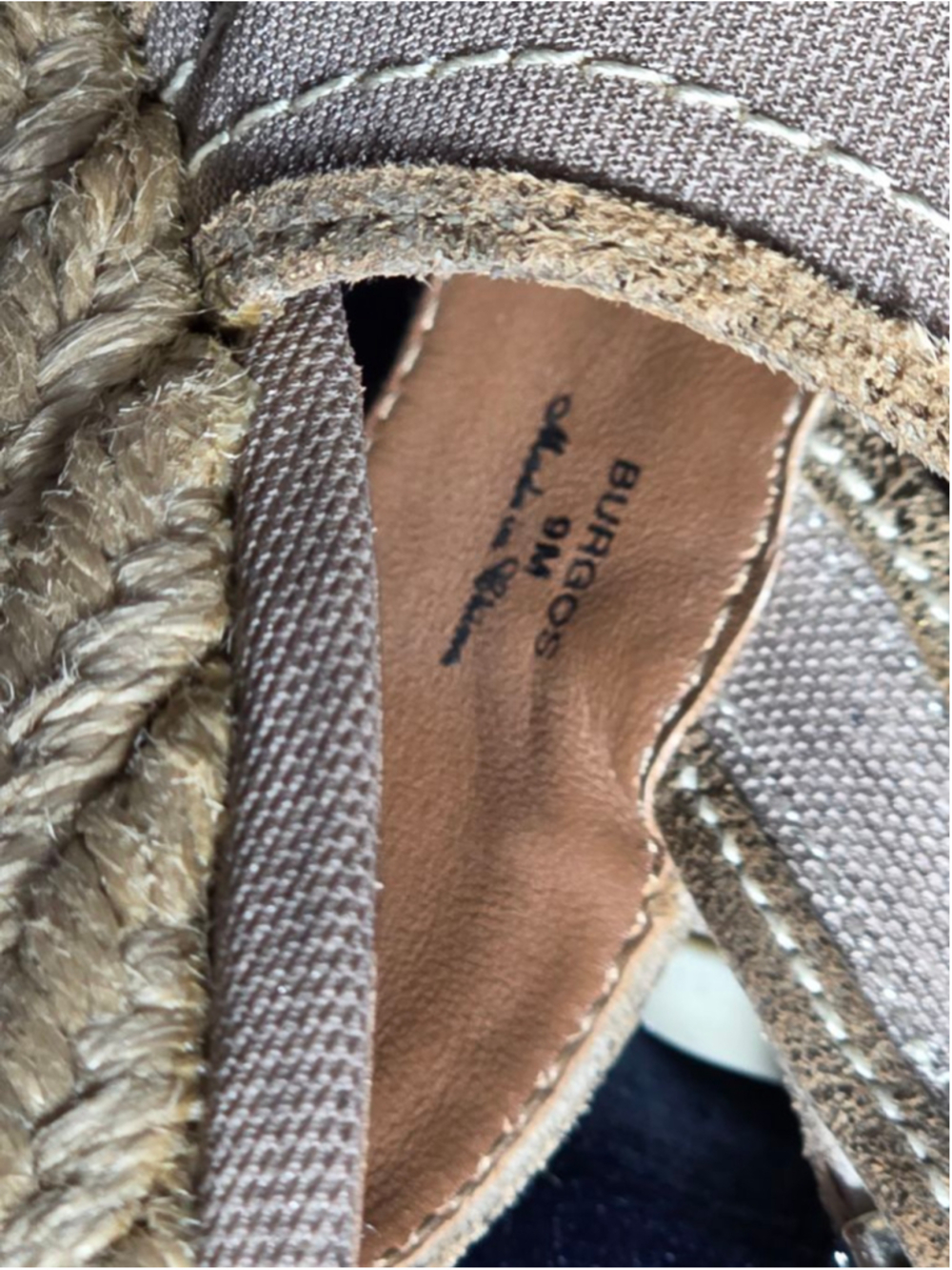 Women's Donald J Pliner Beige Espadrille Wedge Sandals Size 9 Shoes feminine - Picture 7 of 9
